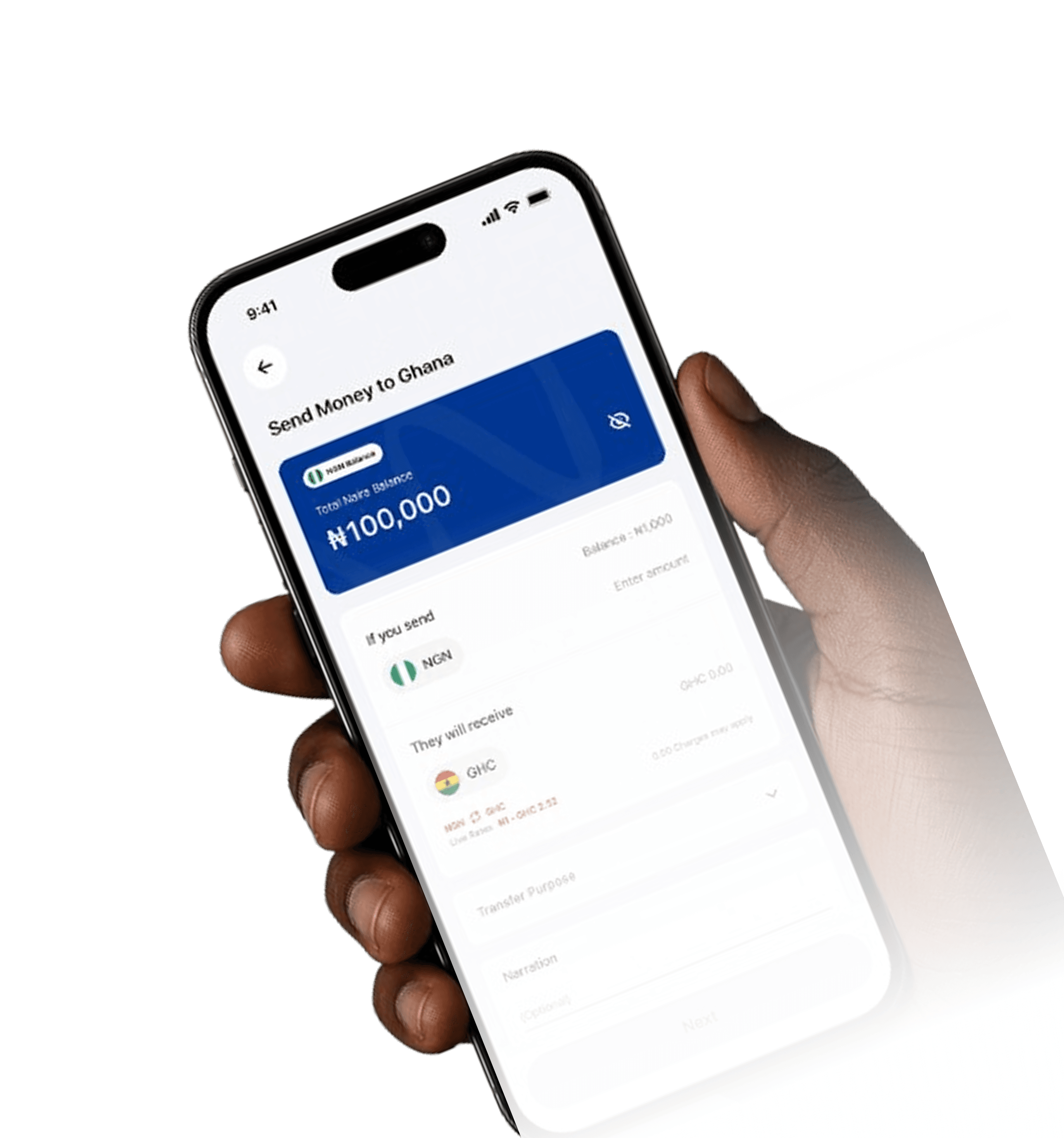 BorderFlo app on a phone